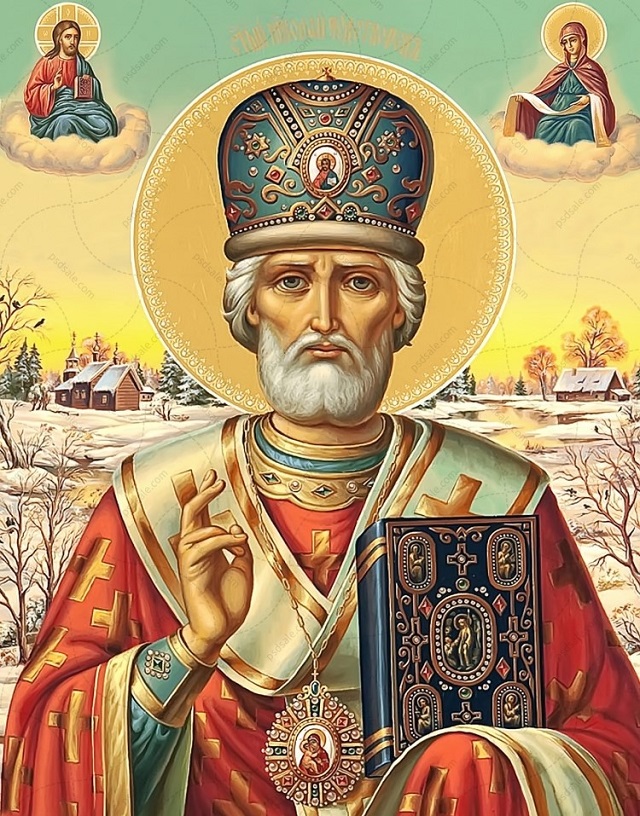 Николай чудотворец зимний икона фото