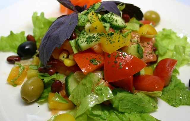 Рецепты постных блюд Салаты: греческий салат постный